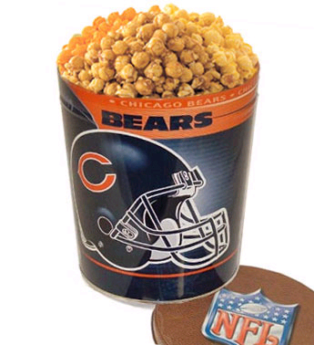 Chicago Bears 3 Way Popcorn Tin