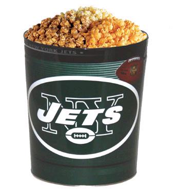 New York Jets 3-Way Popcorn Tin