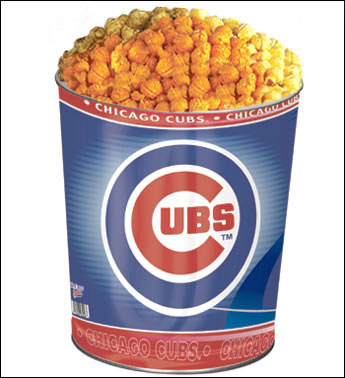Chicago Cubs Popcorn Tin